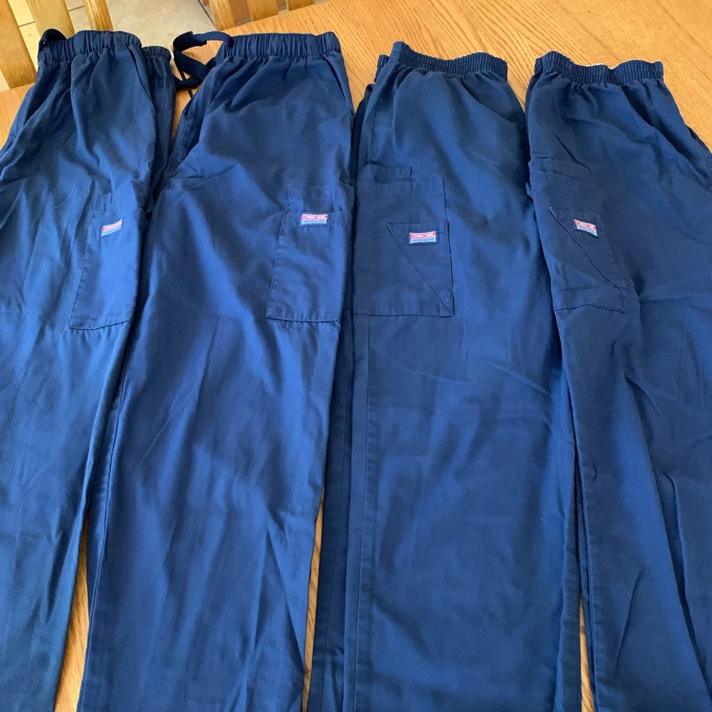 4 pairs Cherokee workwear scrub pants